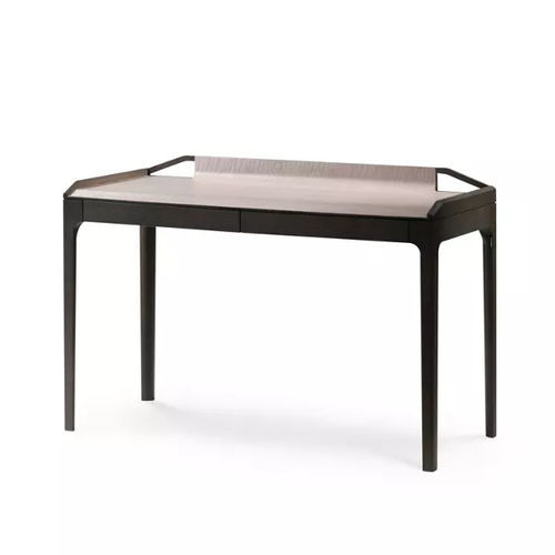 Напольный рабочий стол - TANGO - ROCHE BOBOIS - современный / из кожи / из дуба