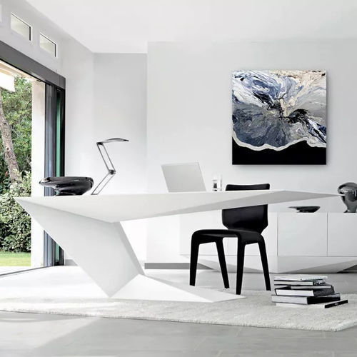 Директорский рабочий стол - PRISMO - ROCHE BOBOIS - напольный / современный / из фанерованной древесины