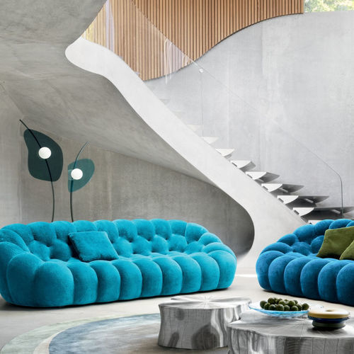 Современный ковер - STONE - ROCHE BOBOIS - с рисунком / из шерсти / из tencel®
