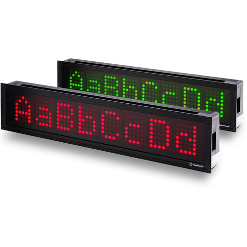 Настенное информационное табло - SX202 - Siebert Industrieelektronik GmbH - для интерьера / LED / цифровое