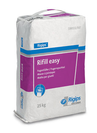 Штукатурка для расшивки швов - SWISSLINE : RIFILL EASY - Saint Gobain Rigips - для перегородки / из гипса