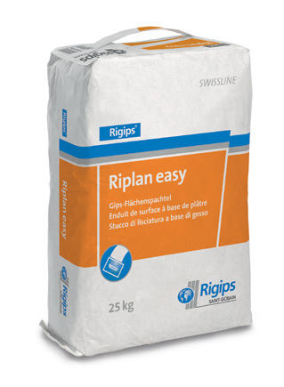 Штукатурка влагопоглощения - SWISSLINE : RIPLAN EASY - Saint Gobain Rigips - для ванной комнаты / из гипса