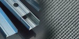 Профиль из алюминия - ULTRASTEEL™ - Saint Gobain Rigips - для перегородок