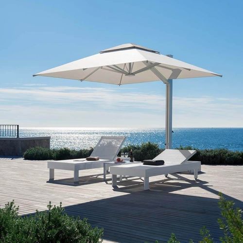 Квадратный зонт от солнца - DIOMEDE - Crema Outdoor S.r.l. - круглый / с навесом / из ткани