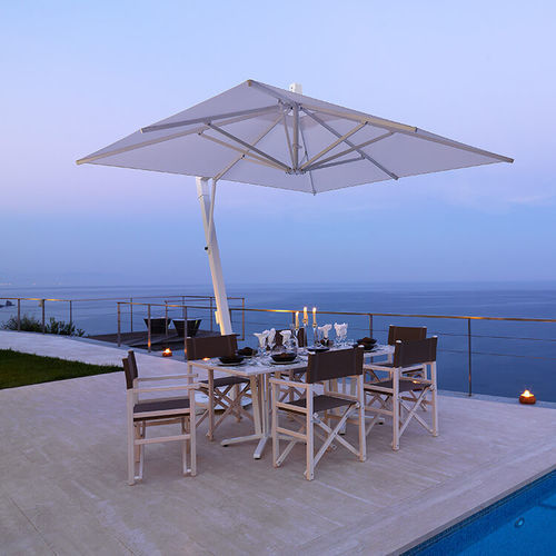 Квадратный зонт от солнца - EFESTO - Crema Outdoor S.r.l. - круглый / с навесом / из акриловой ткани