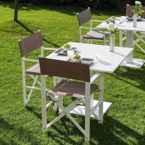 Современный cтул - FEDRA - Crema Outdoor S.r.l. - для наружного применения / из ткани / из полотна