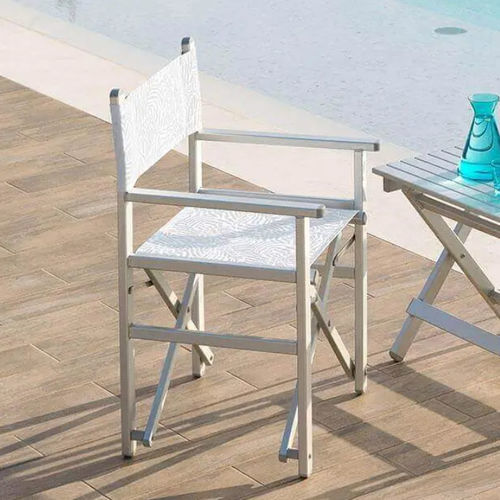 Современный cтул - CALIPSO   - Crema Outdoor S.r.l. - для наружного применения / из полотна / из нержавеющей стали