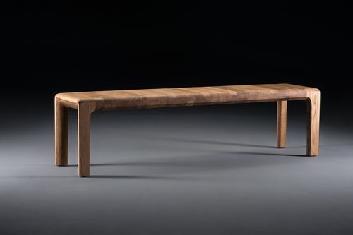 Современная скамейка - INVITO - Artisan Solid Wood Furniture - из дуба / из орехового дерева / из клена