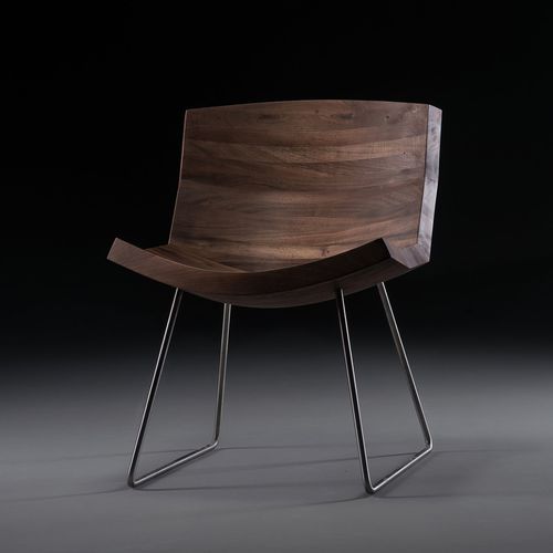 Современный cтул - CHUNK - Artisan Solid Wood Furniture - для интерьера / из дуба / из орехового дерева