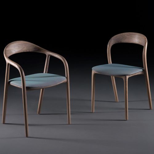 Современный cтул - NEVA - Artisan Solid Wood Furniture - для интерьера / из ткани / из кожи