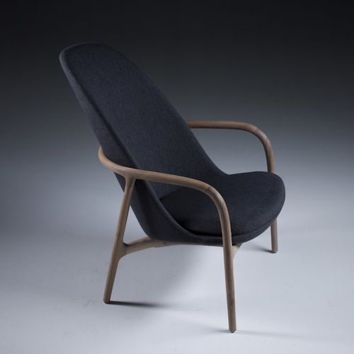 Современное кресло - NEVA - Artisan Solid Wood Furniture - из кожи / из ткани / из дуба