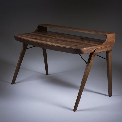 Современный рабочий стол - PICARD - Artisan Solid Wood Furniture - из дуба / из орехового дерева / из цельной древесины