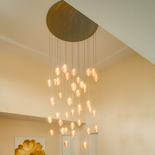Современная люстра - BREATH: COCOON - Shakuff - exotic glass lighting & decor - из дутого стекла / для профессионального использования / LED