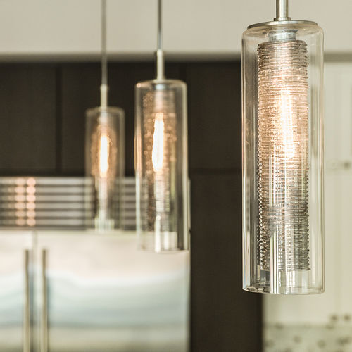 Подвесная лампа - BREATH: NAVA - Shakuff - exotic glass lighting & decor - из металла / из дутого стекла / современная