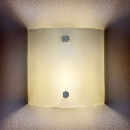 Современный настенный светильник - PELEG: HORIZON SCONCE - Shakuff - exotic glass lighting & decor - для интерьера / из стекла / изогнутый