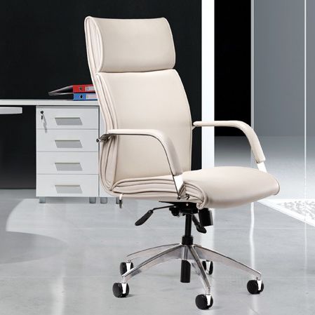 Современное директорское кресло - LONDON - Burotime Office Furniture - из кожи / с подголовником / регулируемое по высоте
