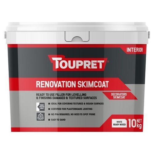 Штукатурка для отделки - SKIMCOAT  - TOUPRET - для расшивки швов / для интерьера / для гипса