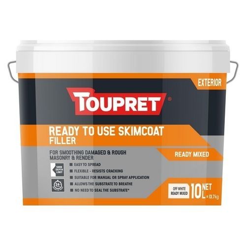 Штукатурка для сглаживания - SKIMCOAT - TOUPRET - для шпаклевки / для интерьера / для наружного применения