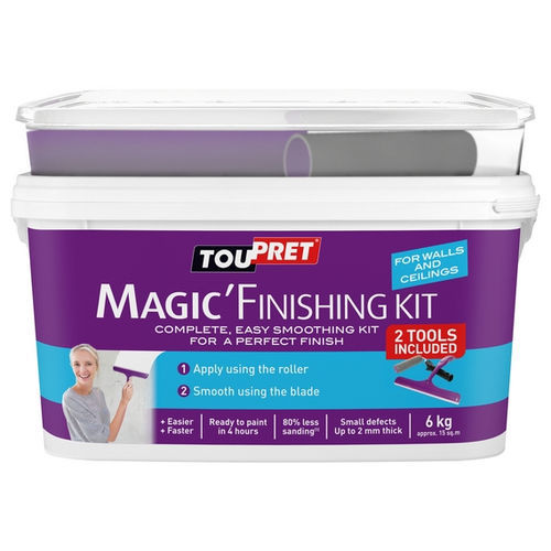 Штукатурка для сглаживания - MAGIC'FINISHING KIT - TOUPRET - для отделки / для интерьера / для гипса