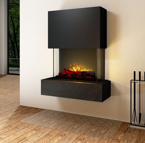 Электрическая закрытая топка - COMO - muenkel design - с 3 поверхностями / из нержавеющей стали