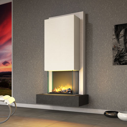 Электрический камин - ARCO  - muenkel design - настенный / с 3 поверхностями / с открытой топкой