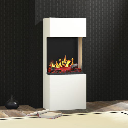Электрический камин - BERGAMO FLIP LIGHT 980 - muenkel design - отдельностоящий / Односторонний / с открытой топкой