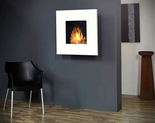 Камин на биоэтаноле - SQUARE FIRE 75  - muenkel design - настенный / Односторонний / с открытой топкой