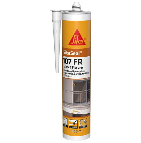 Мастика пластмасса - SikaSeal®-107 FR - Sika France SAS - на основе акриловой смолы / из акрила / для фиксации