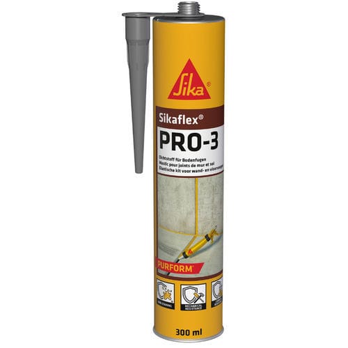 Упругая мастика - Sikaflex® PRO-3 Purform® - Sika France SAS - на основе полиуретана / для герметичности / для бетона