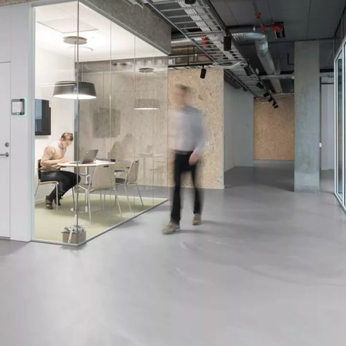 Напольное покрытие из полиуретана - COMFORTFLOOR® MARBLE FX - Sika France SAS - для интерьера / для гостиной / для приемных