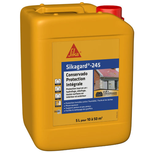 Обработка защитными средствами жидкость - Sikagard®-245 - Sika France SAS - водоупорная / для улицы / для внутреннего пространства