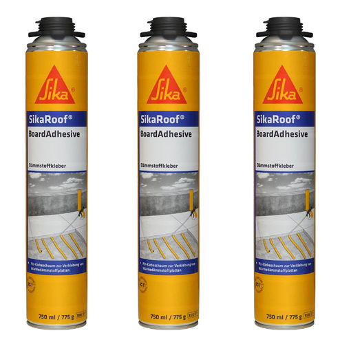 Клей на основе полиуретана - SikaRoof® - Sika France SAS - для дерева / для бетона / для изоляционных панелей
