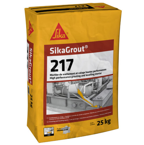 Строительный раствор для цементирования - SikaGrout®-217 - Sika France SAS - для металлической арматуры / для бетона / на основе песка