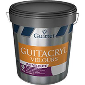 Защитная штукатурка - GUITACRYL VELOURS - GUITTET - для наружного применения / для фасада / акриловая