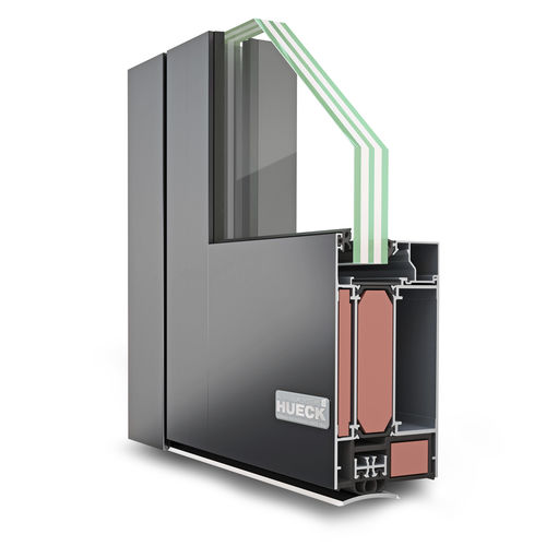 Дверной профиль из алюминия - LAVA 77-60 - Hueck System GmbH & Co. KG - с термоизоляцией / пламестойкий