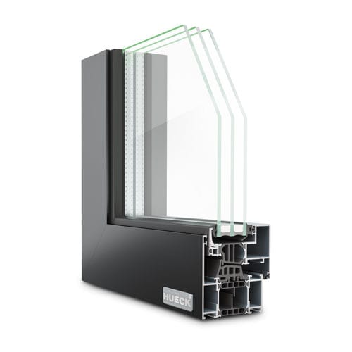 Оконный профиль из алюминия - LAMBDA WS 075 IS - Hueck System GmbH & Co. KG - с термоизоляцией / противовзломный / ветроустойчивый