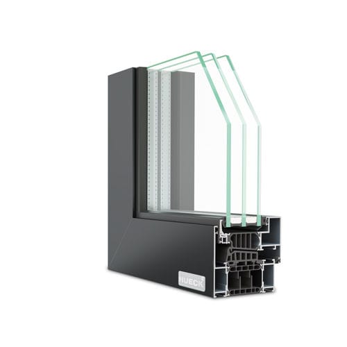 Оконный профиль из алюминия - LAMBDA WS 090 IS - Hueck System GmbH & Co. KG - акустический / с термоизоляцией / противовзломный