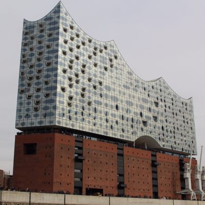 Панельная облицовка фасада - ELBPHILHARMONIE HAMBURG - Design Factory cmb - из нержавеющей стали / 3D / полированная