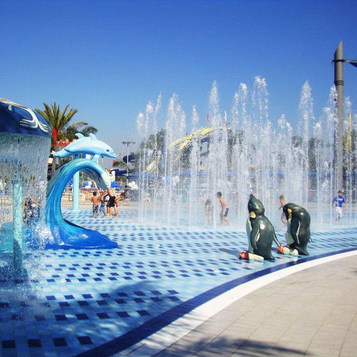 Общественный фонтан - SPRAY PARKS - Van Egdom - для аквапарков / для интерьера / из камня