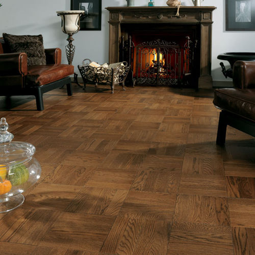 Паркет из массивной доски - UNIBLOCK FLOORING : MILK CHOCOLATE - Coswick Hardwood - из дуба / промасленный / лакированный