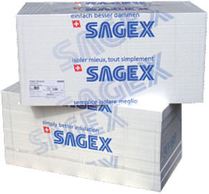 Термическая изоляция - EPS - Sager - из экструдированного полистирола / на жесткой панели / без пароизоляции