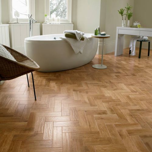 Виниловое напольное покрытие - ART SELECT : BLOND OAK PARQUET - Designflooring - для интерьера / промышленное / для офиса