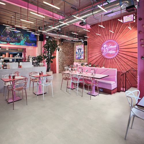 Напольное покрытие из ПВХ - KORLOK : FROSTED STONE - Designflooring - для интерьера / промышленное / для домашнего использования