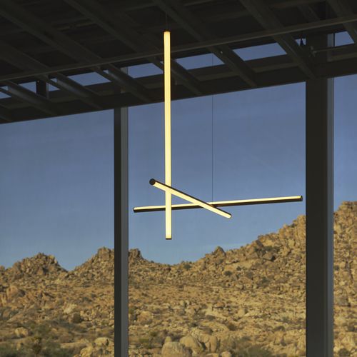 Подвесная лампа - COORDINATES SUSPENSION - FLOS - из экструдированного алюминия / из силикона / современная