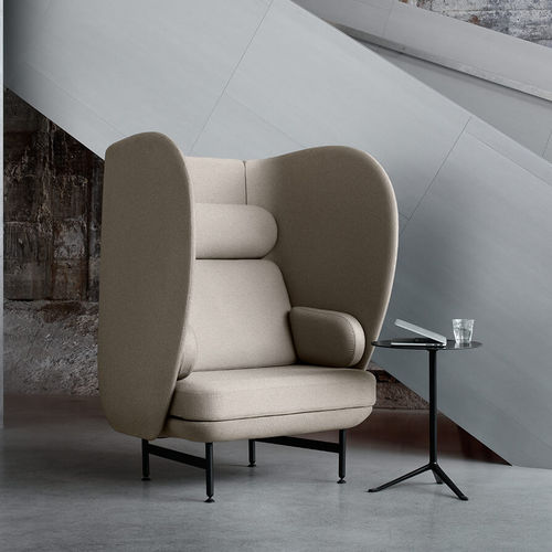 Современное кресло - PLENUM™ - Fritz Hansen - из ткани / из кожи / с высокой спинкой