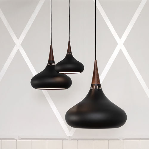 Подвесная лампа - ORIENT™ - Fritz Hansen - из алюминия / из розового дерева / современная