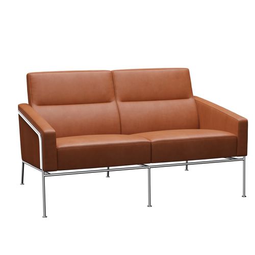Современный диван - 3300™ - Fritz Hansen - из ткани / из кожи / с подлокотниками