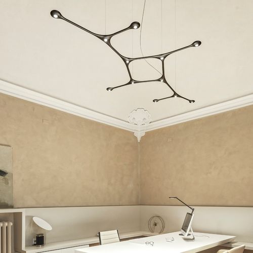 Подвесная лампа - CARBON LIGHT - Tokio furniture & lighting - из металла / из углеродного волокна / современная
