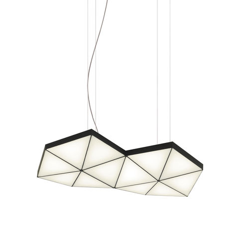 Подвесная лампа - TRI12 - Tokio furniture & lighting - из анодированного алюминия / из углеродного волокна / современная