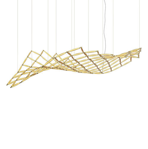 Подвесная лампа - Uebu - Tokio furniture & lighting - из латуни / из стекла / современная